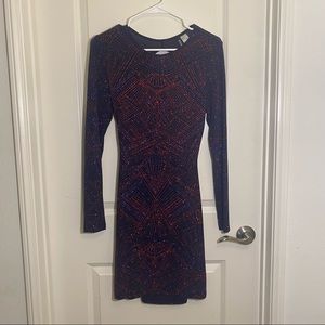 Statement Body-con dress with open back